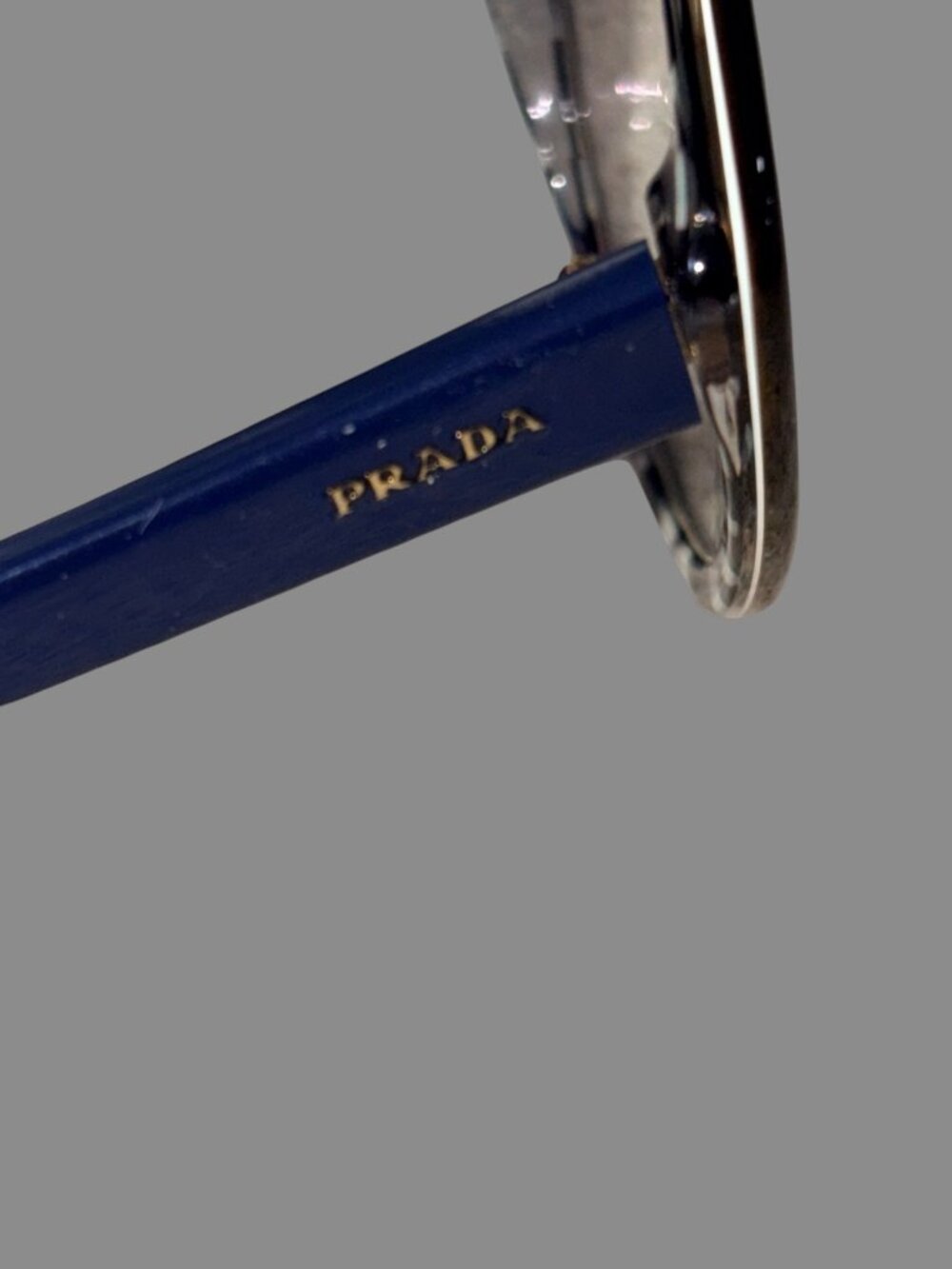 Prada VPR 05X Cat Eye Eyeglasses Tortoise Blue 53-18-140 Made in Italy Case - Picture 7 of 14